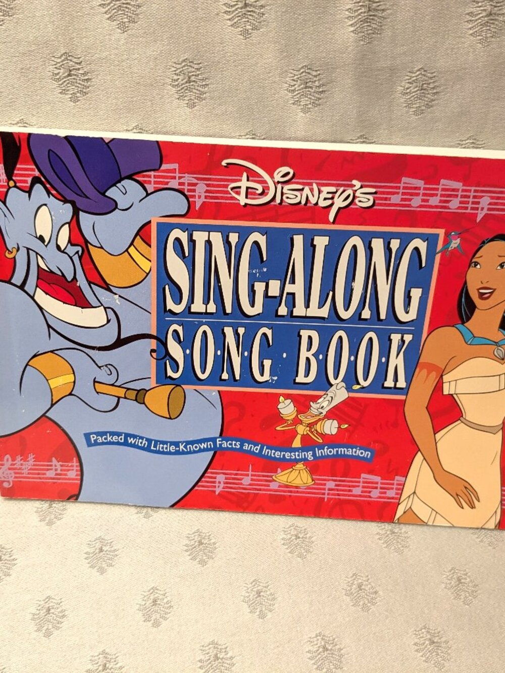 1995 Disney's Sing-Along Song Book Words Sheet Music and More!